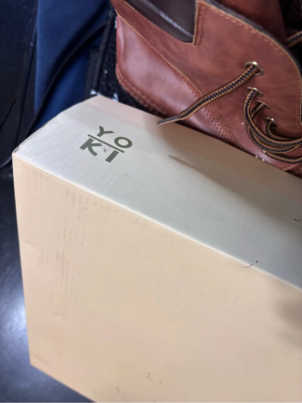 Yoki Brown and Dark Brown Waterproof Duck Boots